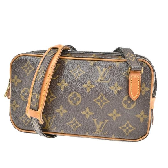 LOUIS VUITTON Marly Bandouliere Shoulder Bag Monogram Leather BN M51828 82AA068 - Picture 1 of 14